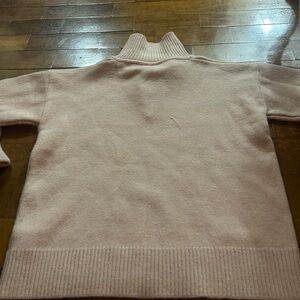 Double Zero Soft Pink Cowl Neck Sweater